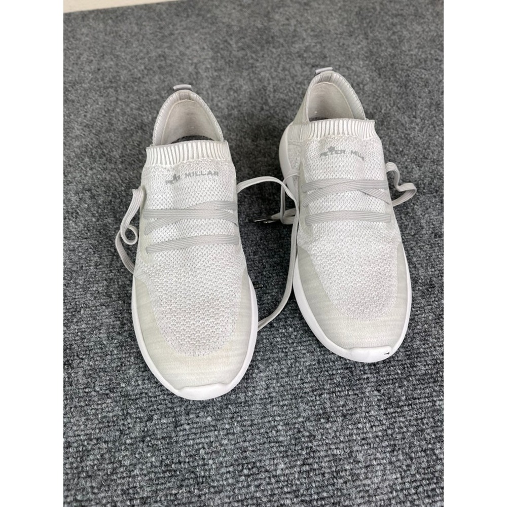 Peter Millar Hyperlight Glide Women's Gray Sneakers Knit Upper Lace Up Size 8‎